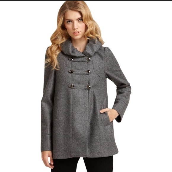 French Connection Lark Wool Pea Coat - Picture 8 of 8